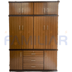 ARMARIO HEREDIA 3 CUERPOS 4 PUERTAS LAMINADO