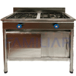 COCINA INDUSTRIAL OBANDO 2 QUEMADORES A.INOX