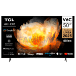 TELEVISOR TCL LED 4K 50V6C GOOGLE TV