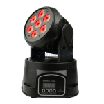 LUZ LED MINI ROBOTICA SONIC PARTY 710WX CABEZA MOVIL RGBW