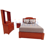 JUEGO DE DORMITORIO IMBA 2PLZ. 3PZ. C/ZAPATERA