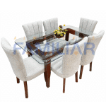 JUEGO DE COMEDOR OÑ TAPIZADO C/6 SILLAS