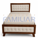 CAMA TD MADERA Y TAPIZ 2 PLZ. SVEL.